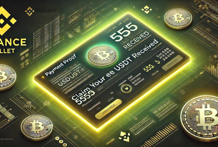 An attractive young woman holding a smartphone displaying a Bitcoin symbol, symbolizing cryptocurrency earnings online.