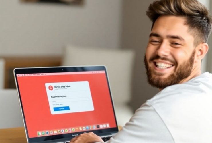 Excited designer celebrating first freelance web design job payment online.